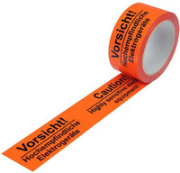 Verpackungsbänder mit Aufschrift