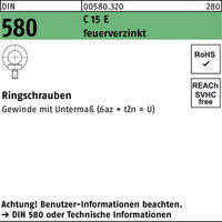 Ringmuttern und Ringschrauben